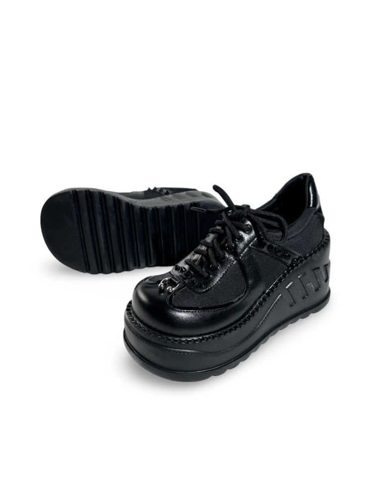 Harajuku Fashion Ultra-High Platform Leather Shoes【s0000017373】