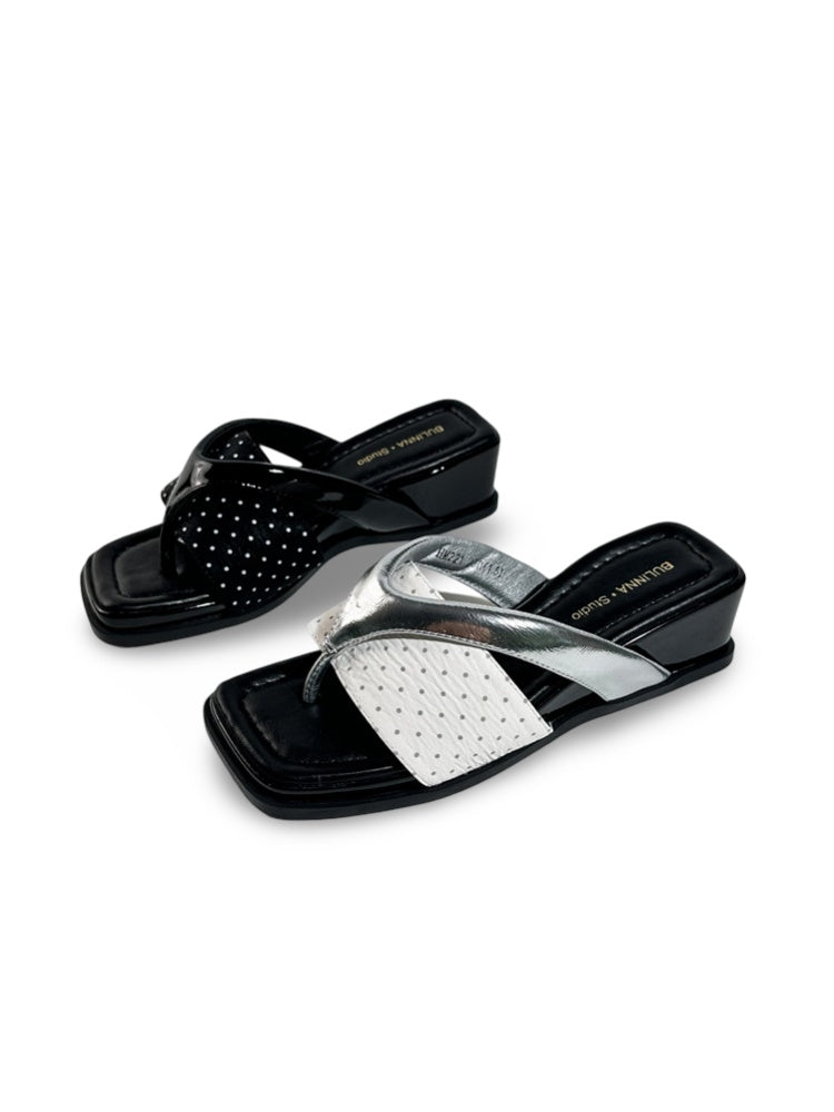 Polka Dot Beach Sandals【s0000017374】
