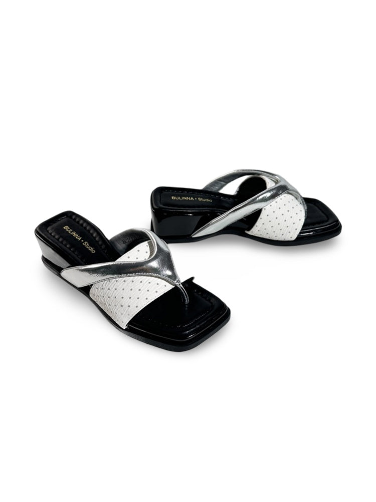 Polka Dot Beach Sandals【s0000017374】