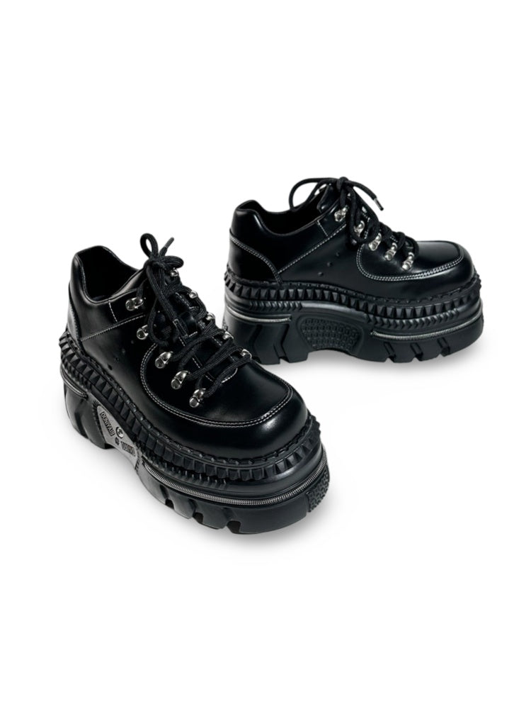 Spanish Trendy Brand Design Subculture Heavy Metal Punk Flats Shoes【s0000017377】