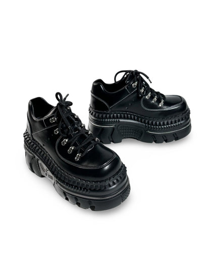 Spanish Trendy Brand Design Subculture Heavy Metal Punk Flats Shoes【s0000017377】