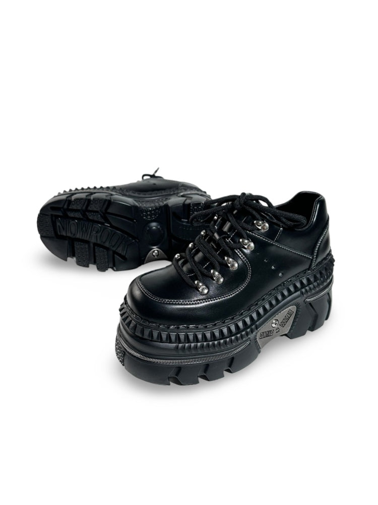 Spanish Trendy Brand Design Subculture Heavy Metal Punk Flats Shoes【s0000017377】