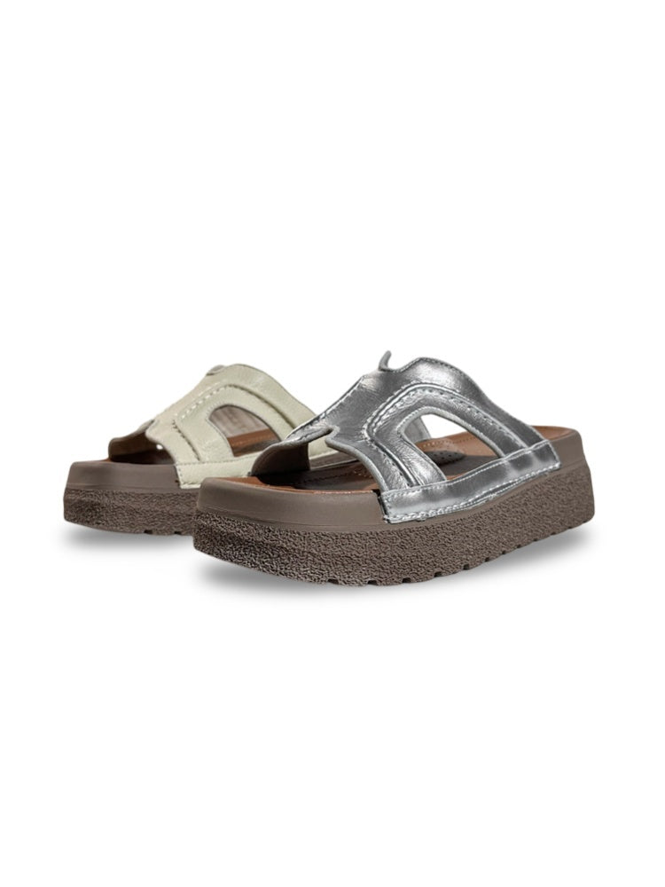 Flat-Line Cork Sandals【s0000017378】