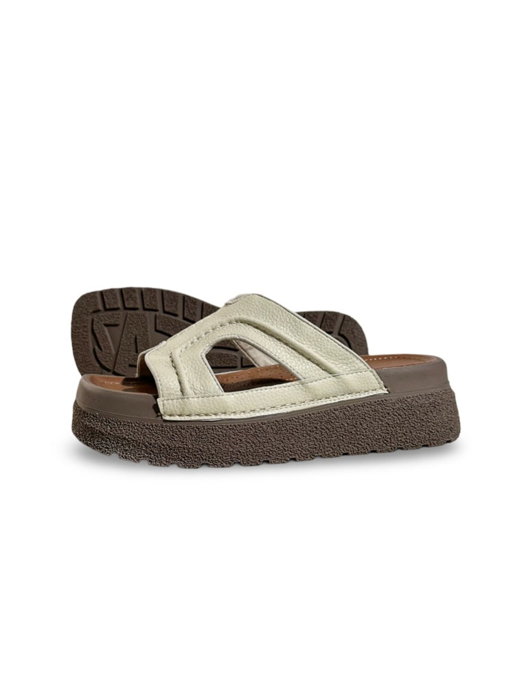 Flat-Line Cork Sandals【s0000017378】