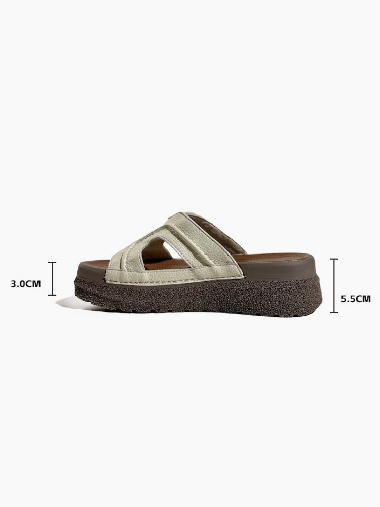 Flat-Line Cork Sandals【s0000017378】