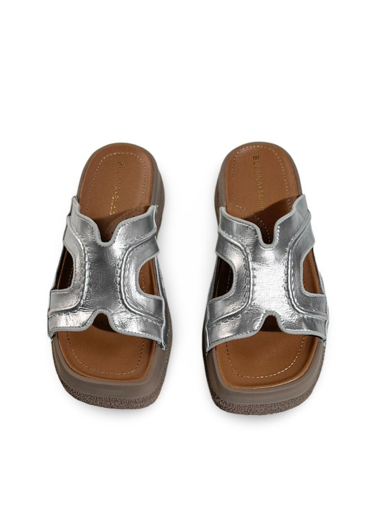 Flat-Line Cork Sandals【s0000017378】