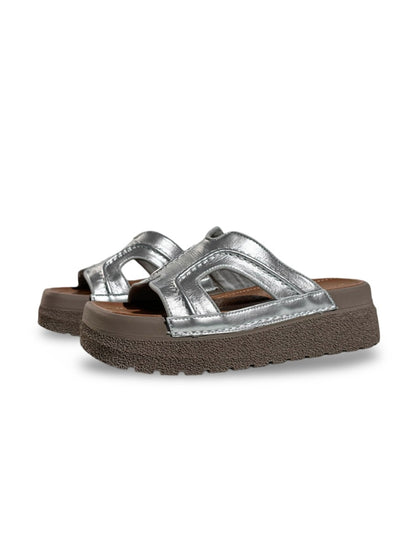 Flat-Line Cork Sandals【s0000017378】