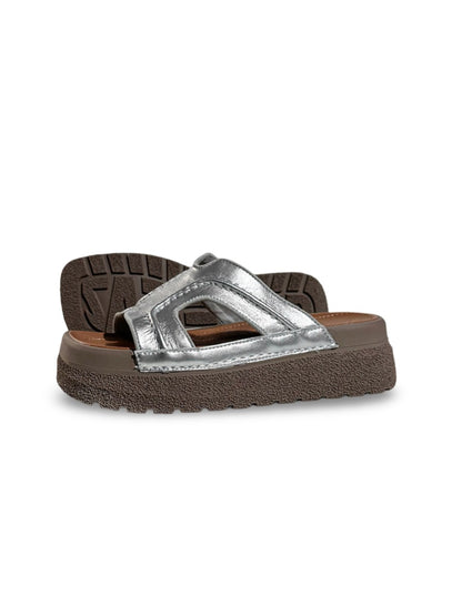 Flat-Line Cork Sandals【s0000017378】