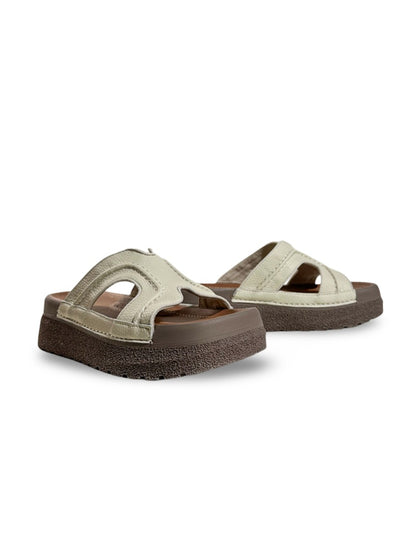 Flat-Line Cork Sandals【s0000017378】