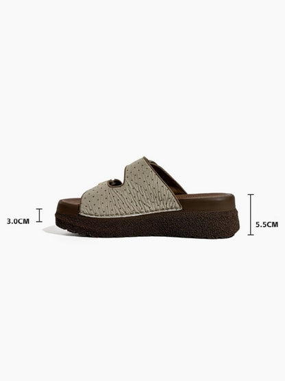 Thick-Soled Birkenstock Dot Non-Slip Half-Slip Sandals【s0000017379】