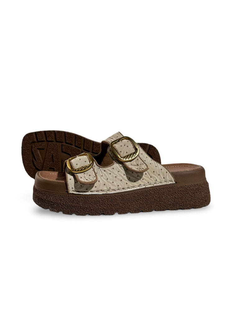 Thick-Soled Birkenstock Dot Non-Slip Half-Slip Sandals【s0000017379】