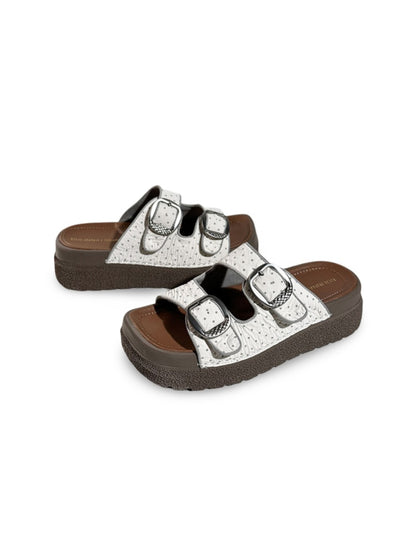 Thick-Soled Birkenstock Dot Non-Slip Half-Slip Sandals【s0000017379】