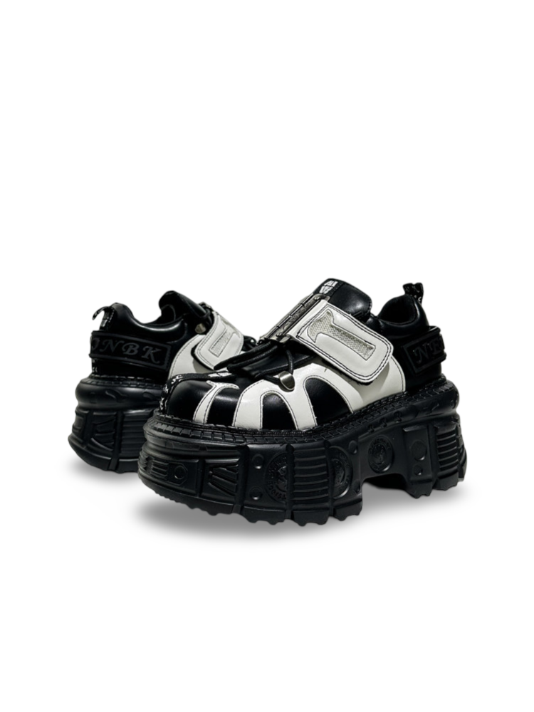 Subculture Leopard Print Lace-Up Platform Shoes【s0000017382】