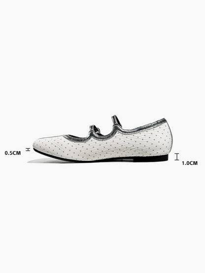 Polka Dot Flat Ballet Mary Jane Shoes【s0000017389】