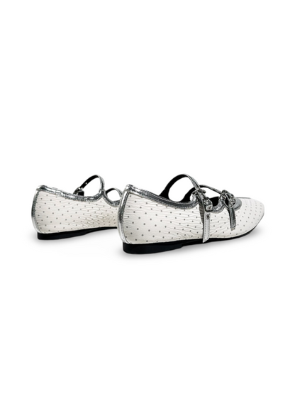 Polka Dot Flat Ballet Mary Jane Shoes【s0000017389】