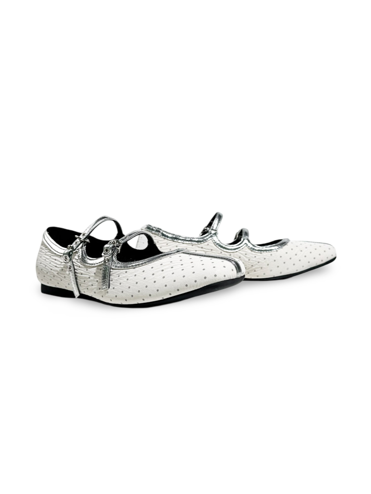 Polka Dot Flat Ballet Mary Jane Shoes【s0000017389】