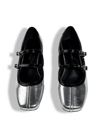 Polka Dot Flat Ballet Mary Jane Shoes【s0000017389】