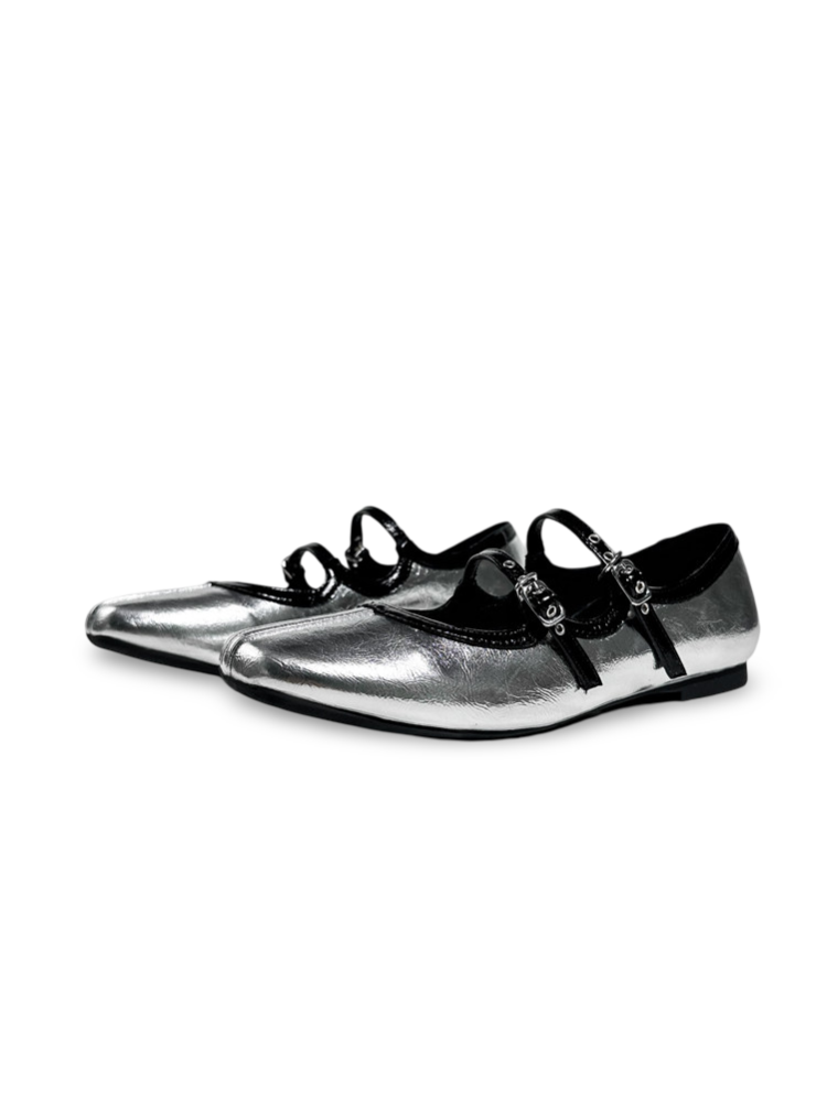 Polka Dot Flat Ballet Mary Jane Shoes【s0000017389】