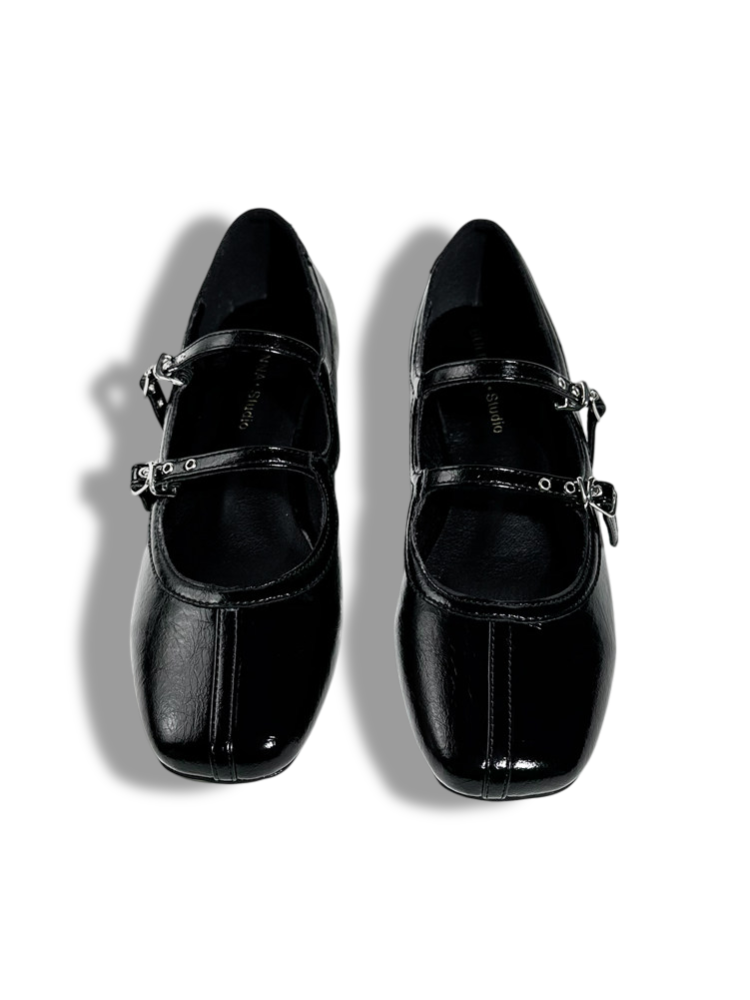 Polka Dot Flat Ballet Mary Jane Shoes【s0000017389】