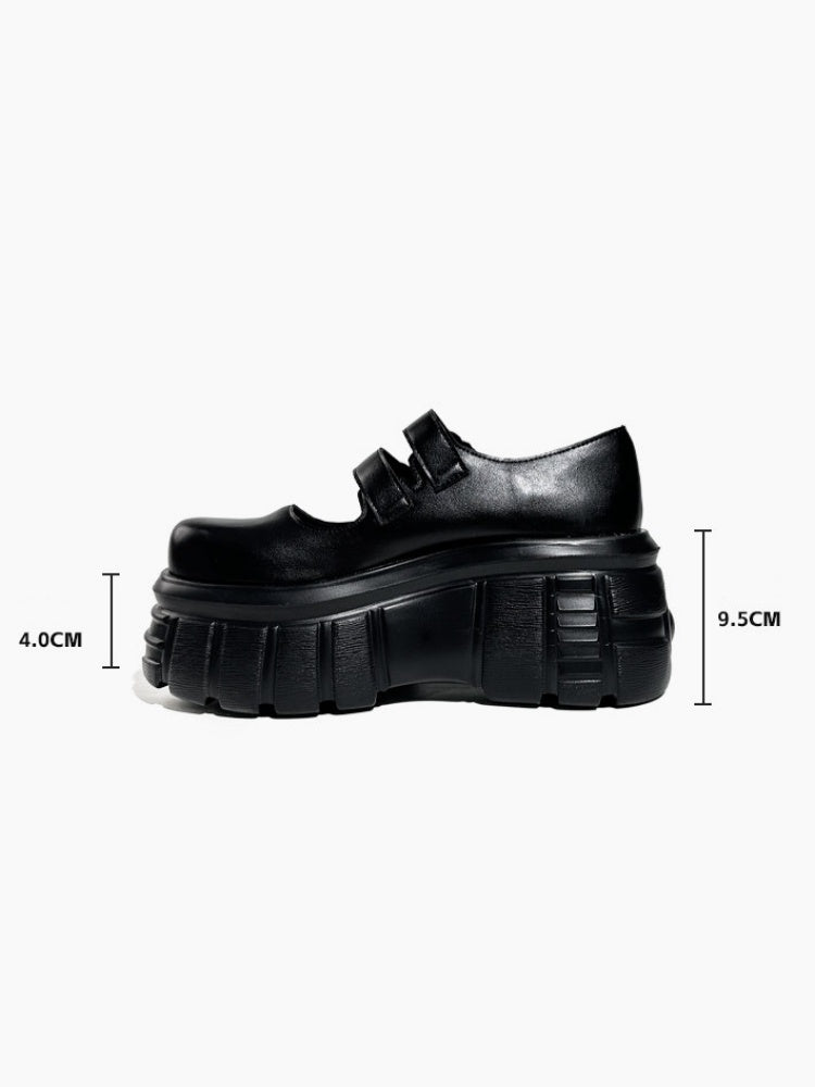 Spanish Trendy Heavy Industry Thick-Soled Platform Shoes【s0000017392】