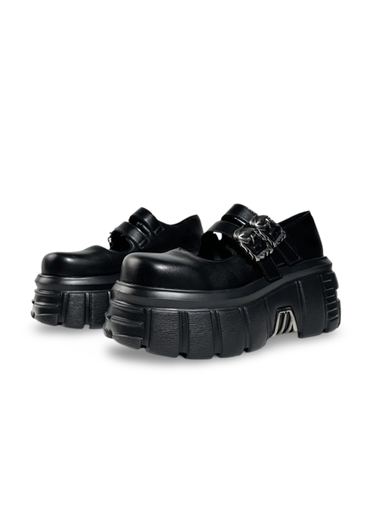 Spanish Trendy Heavy Industry Thick-Soled Platform Shoes【s0000017392】
