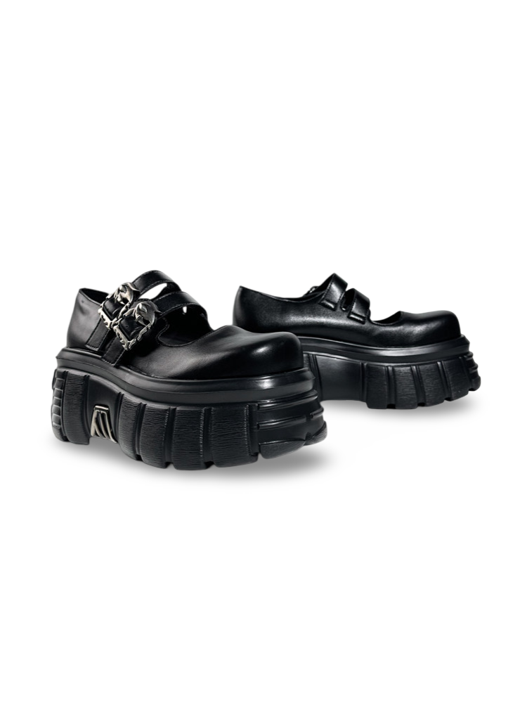 Spanish Trendy Heavy Industry Thick-Soled Platform Shoes【s0000017392】