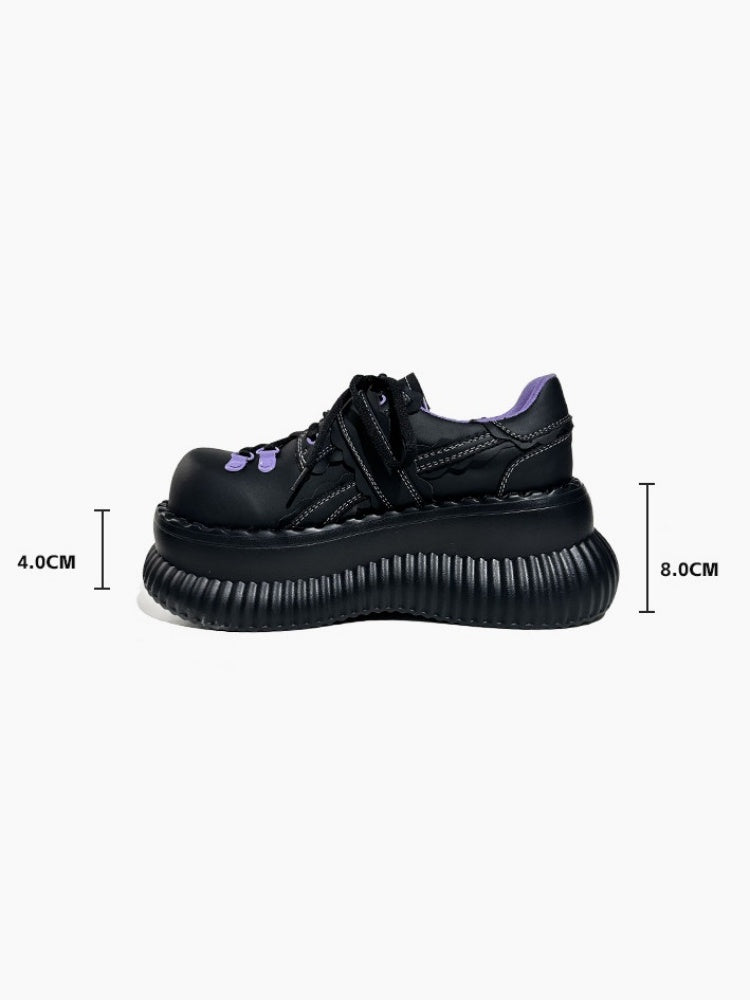 Purple Lining Height-Increasing Platform Shoes【s0000017394】
