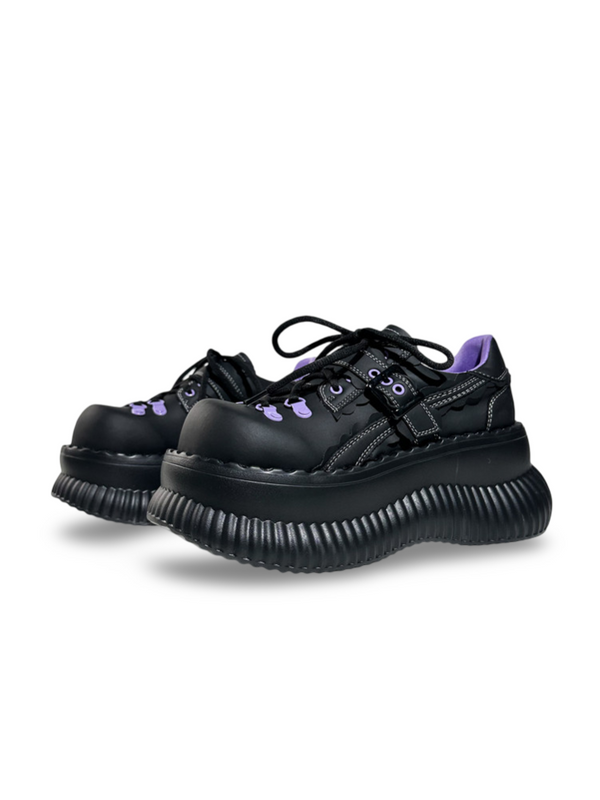 Purple Lining Height-Increasing Platform Shoes【s0000017394】