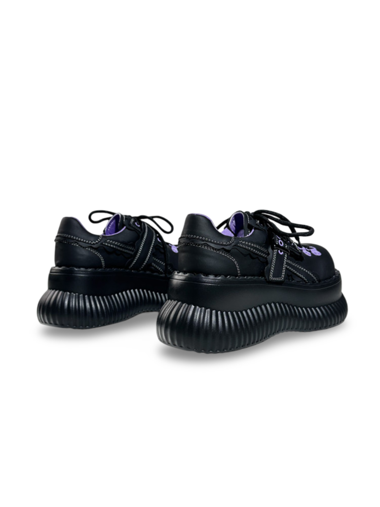 Purple Lining Height-Increasing Platform Shoes【s0000017394】