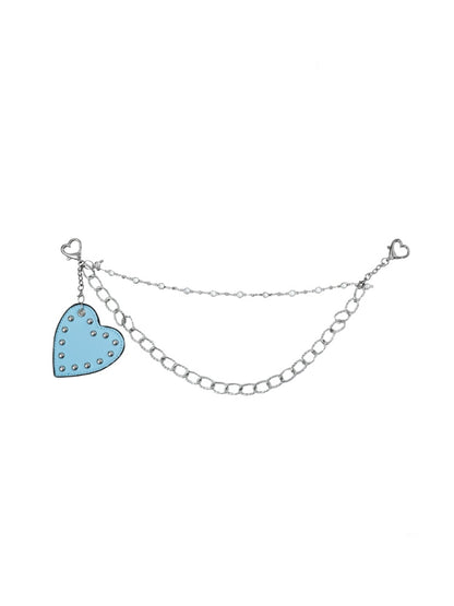 Y2K Functional Style Hollow-Out Detachable Hip-Hugging Skirt Pants Leg Sleeve Two-Piece Set【s0000017598】