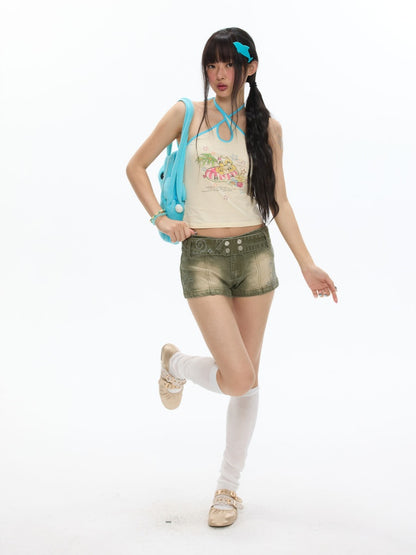 Summer Cross Tie Vest【s0000017625】