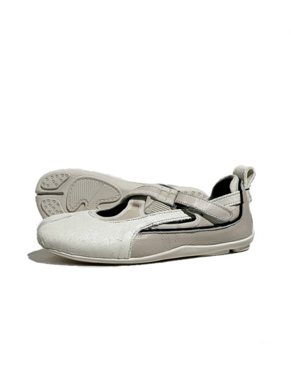 Horsehair Thin-Soled Shallow Mary Jane Flats Split-Toe Shoes【s0000017627】