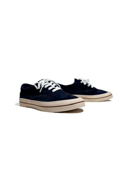 Genuine Leather Lace-Up Block Training Casual Sneakers【s0000017628】