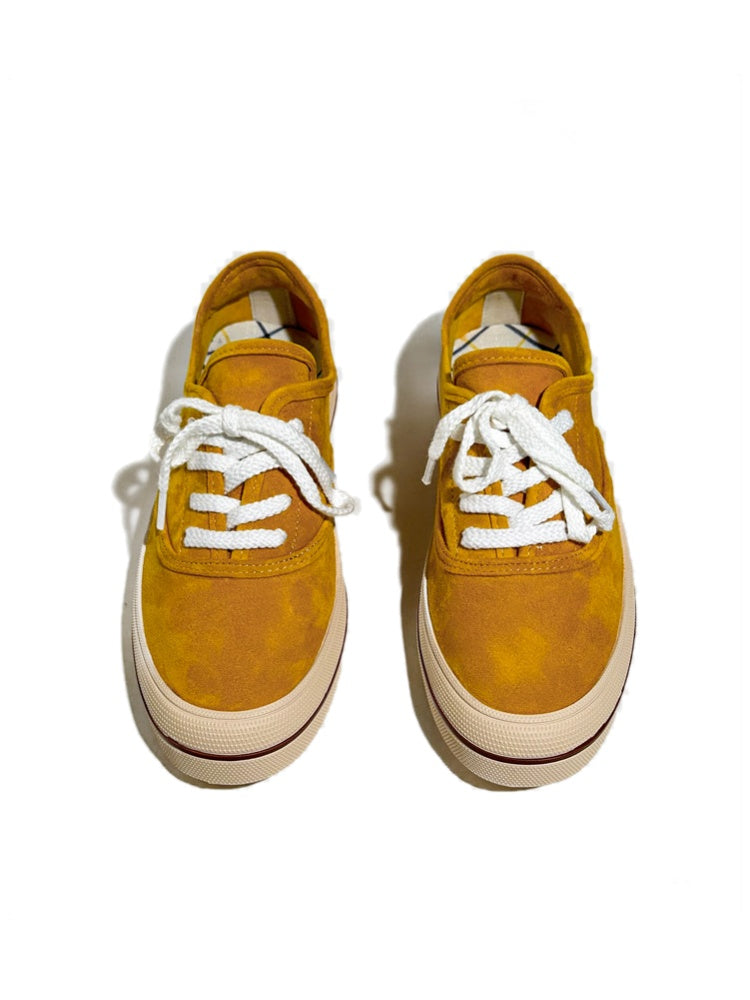 Genuine Leather Lace-Up Block Training Casual Sneakers【s0000017628】