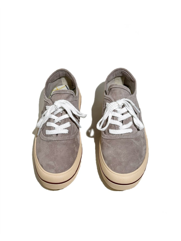 Genuine Leather Lace-Up Block Training Casual Sneakers【s0000017628】