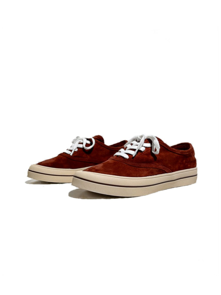 Genuine Leather Lace-Up Block Training Casual Sneakers【s0000017628】