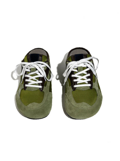 Closed-Toe Slippers Mesh Breathable Thick-Soled Lace-Up Birkenstock Shoes【s0000017629】