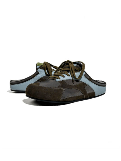 Closed-Toe Slippers Mesh Breathable Thick-Soled Lace-Up Birkenstock Shoes【s0000017629】