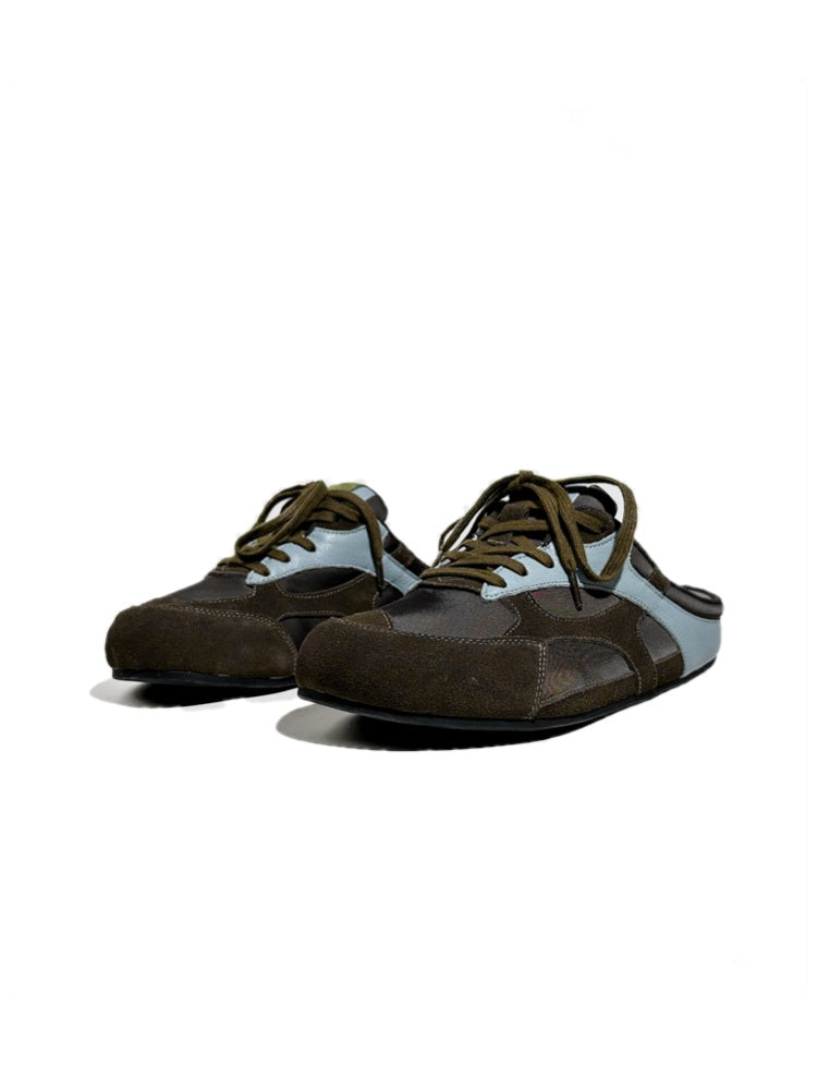 Closed-Toe Slippers Mesh Breathable Thick-Soled Lace-Up Birkenstock Shoes【s0000017629】
