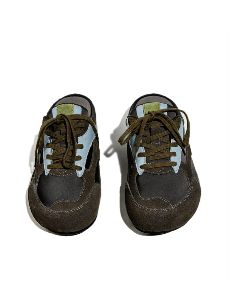 Closed-Toe Slippers Mesh Breathable Thick-Soled Lace-Up Birkenstock Shoes【s0000017629】