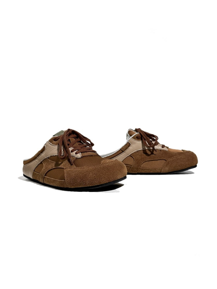 Closed-Toe Slippers Mesh Breathable Thick-Soled Lace-Up Birkenstock Shoes【s0000017629】