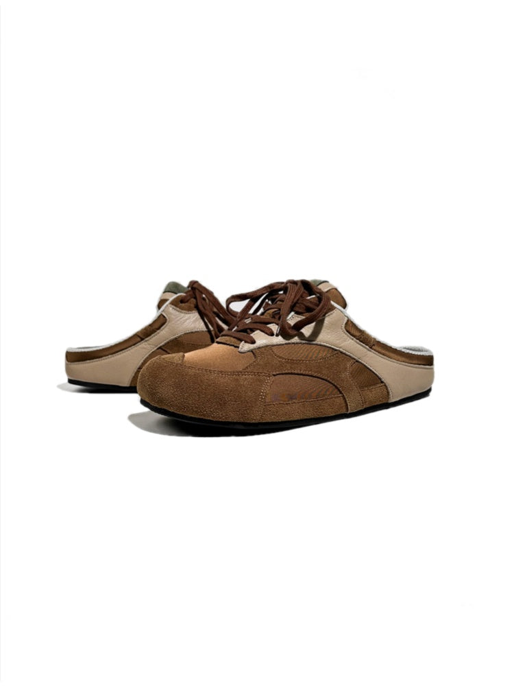 Closed-Toe Slippers Mesh Breathable Thick-Soled Lace-Up Birkenstock Shoes【s0000017629】