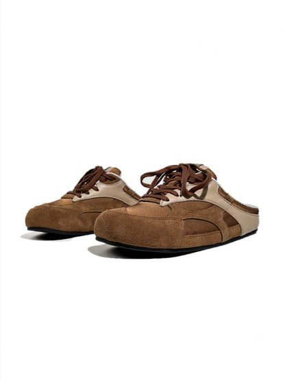 Closed-Toe Slippers Mesh Breathable Thick-Soled Lace-Up Birkenstock Shoes【s0000017629】