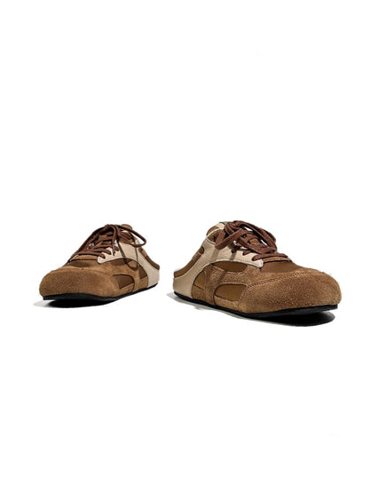 Closed-Toe Slippers Mesh Breathable Thick-Soled Lace-Up Birkenstock Shoes【s0000017629】