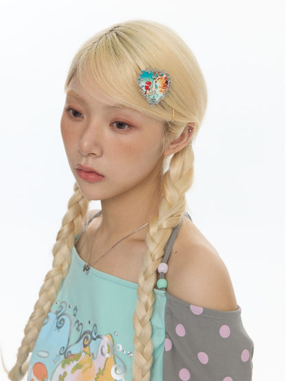 Heart Hollow Metal Carved Hairpin【s0000017785】