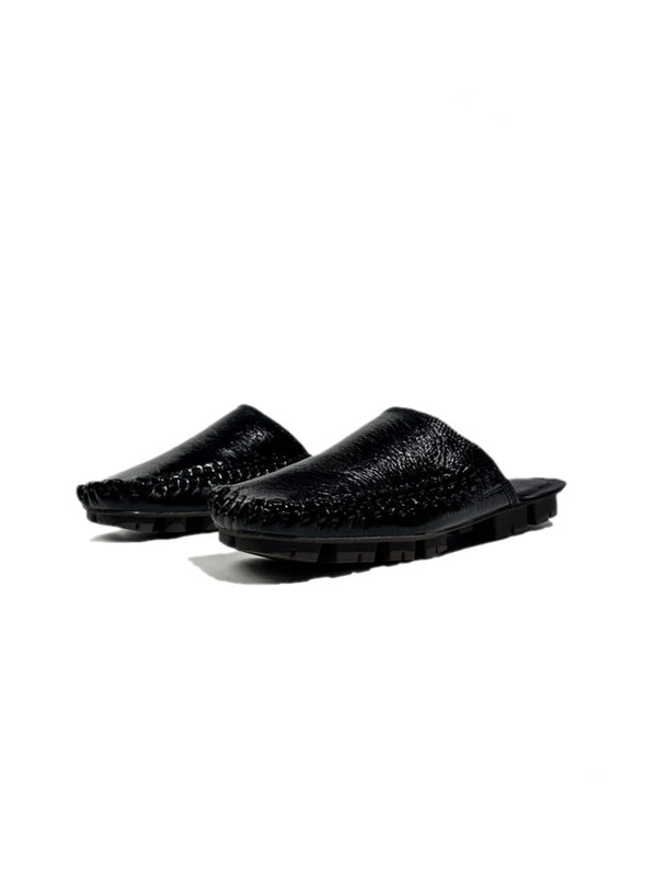 Closed-Toe Genuine Leather Mule Shoes【s0000017792】