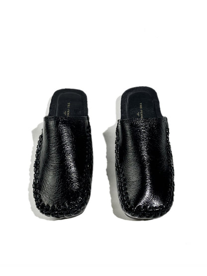 Closed-Toe Genuine Leather Mule Shoes【s0000017792】