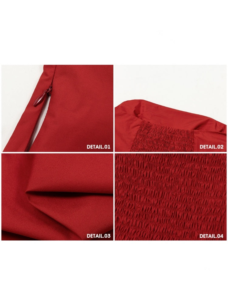 Cherry Juice 100% Comfortable Cotton Slim Bow Tube Top【s0000017806】