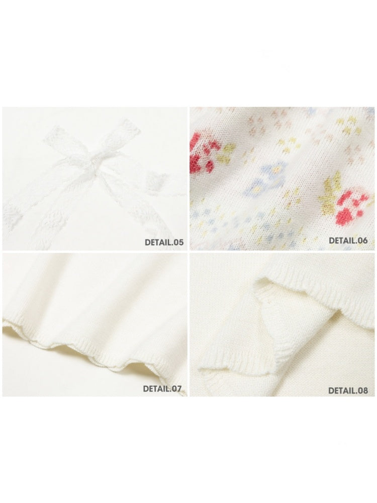Apple Blossom Cooling Wool Strapless Sun Protection Shirt Worry Design Two-Piece Set【s0000017812】