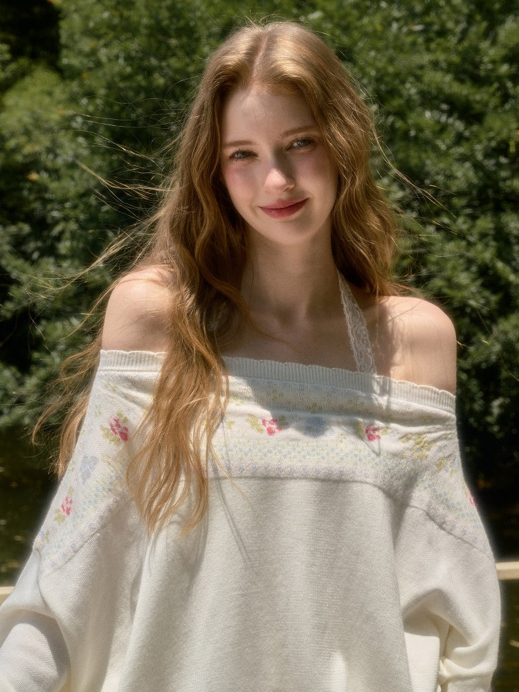 Apple Blossom Cooling Wool Strapless Sun Protection Shirt Worry Design Two-Piece Set【s0000017812】
